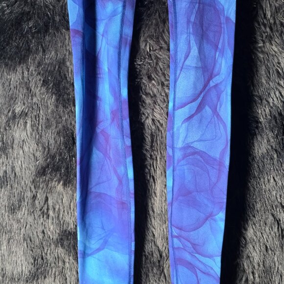 Lululemon Wunder Under III Leggings Womens 2 Midnight Tulle Multi Yoga Gym - Picture 4 of 9